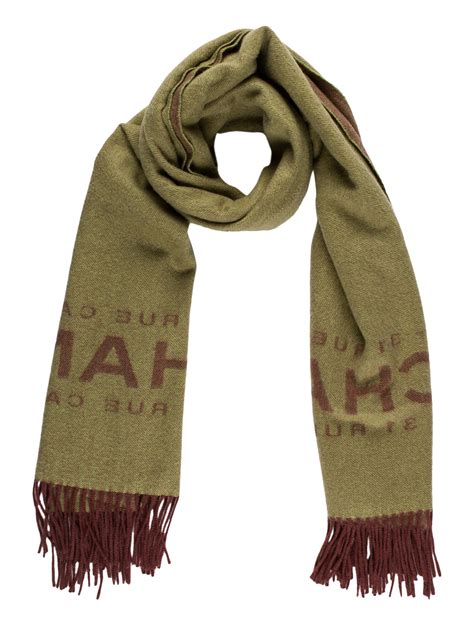 chanel green scarf|Chanel scarves outlet.